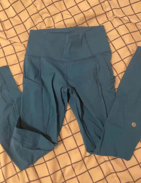 Lululemon blue  leggings - Image 2