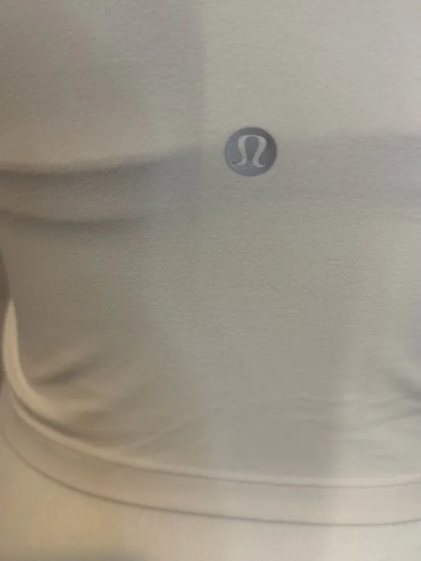 lululemon athletica White V-Neck Bandeau Crop Top - Image 4