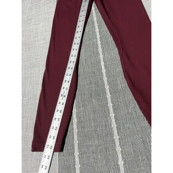 Lululemon Align High‎ Rise Crop Leggings Burgundy Size 2 - Image 2