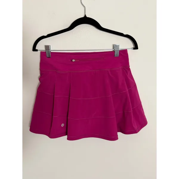 Lululemon Magenta Athletic Skort size 4 - Image 3