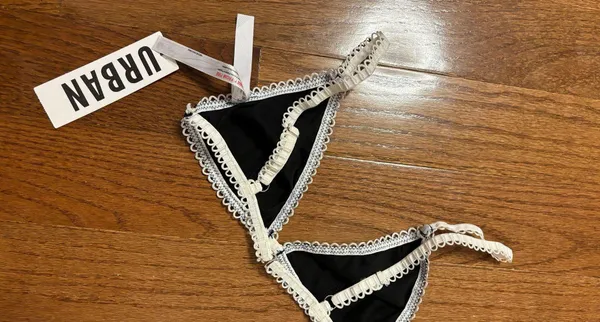 Urban Outfitters NWT Out From Under Christy About Time Satin Triangle Bra - Image 7