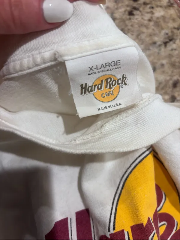 Hard Rock Cafe Nashville Vintage T-Shirt | Men’s XL | Made in USA Single Stitch - Image 4