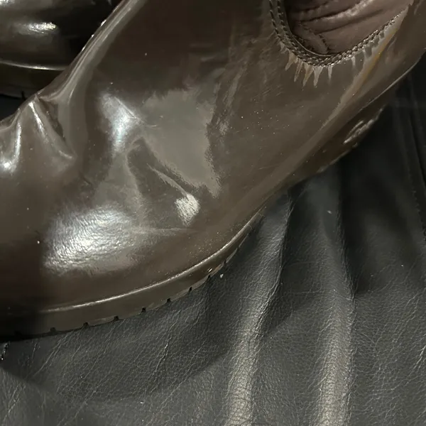 Coach Women's Quilted Dark Brown Boots - Image 8