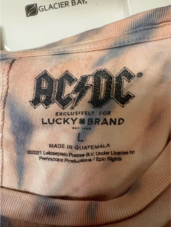 AC/DC Highway Lucky Brand to Hell Tee Shirt  - Image 7