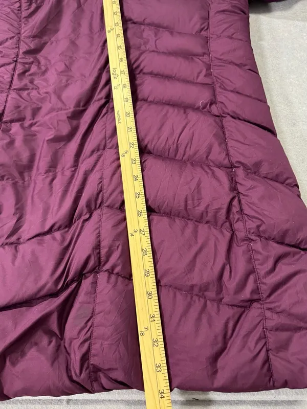 Marmot Down Parka Size M Purple Hooded Puffer Coat - Image 6