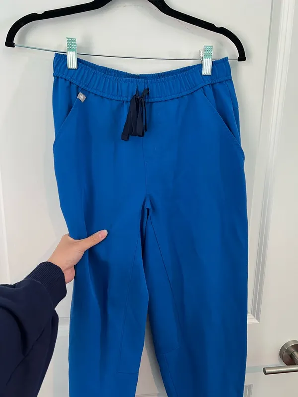 Figs Blue Jogger Scrub Pants XS/S - Image 2
