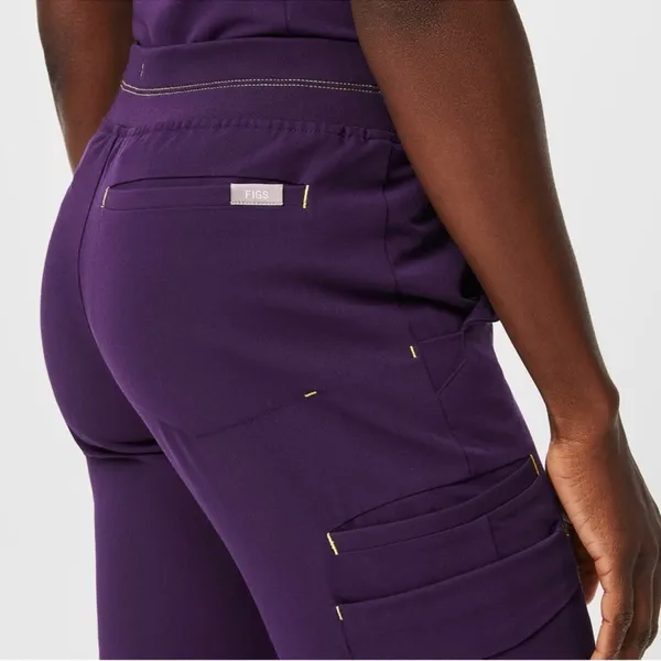 FIGS Soeng Scrub Pant In Purple - Image 5