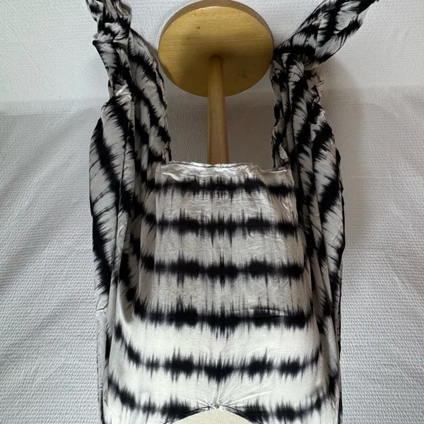 Forever 21 Monochrome Striped Blouse - Image 2