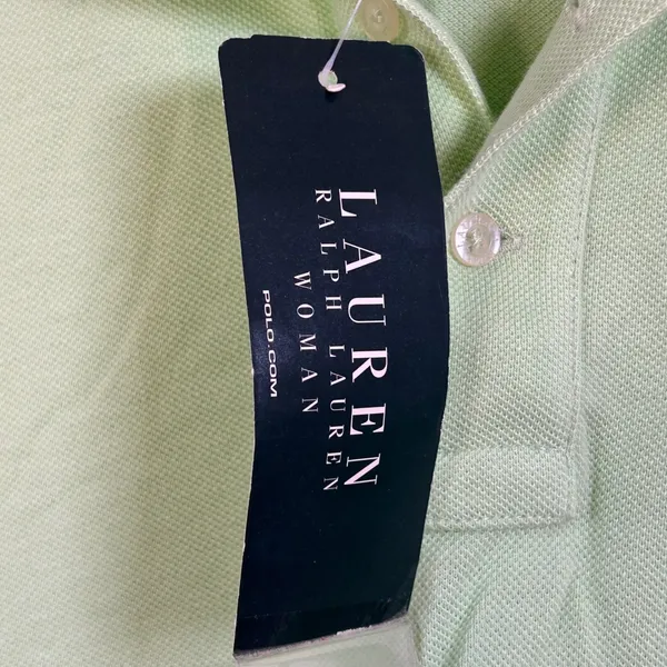Lauren Ralph Lauren Woman Somerset Green Polo Shirt 1X NWT‎ - Image 4