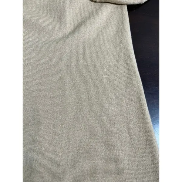 Ralph Lauren Cashmere Blend Short Sleeve Knit Sweater Dress Camel Tan M - Image 8