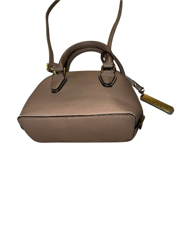 Steve Madden Taupe Dome Satchel with Gold Hardware - Image 5