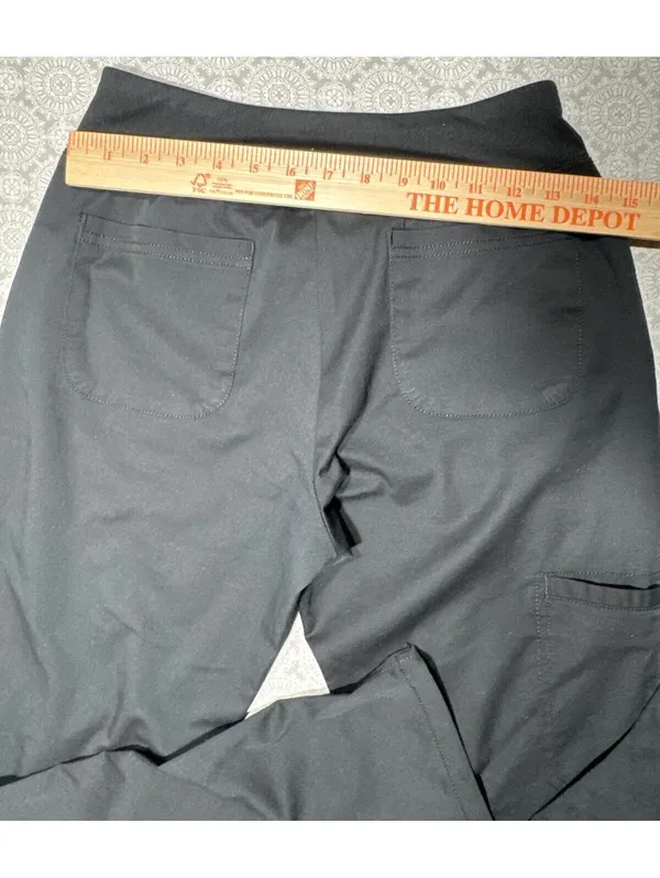 Beyond Scrubs Black XS Medical Scrub Pants with Zipper Pocket - Comfy & Ready to - Image 4