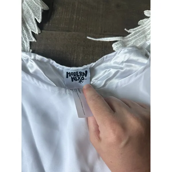 Modern Hero‎ Women's White Hot Angel Costume Dress Only Size Medium - Image 8