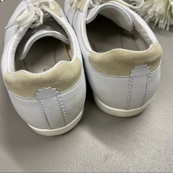 Cole Haan Grandpro Sneaker Shoe Leather Lace Up Turf White Womens Size 9.5 - Image 5