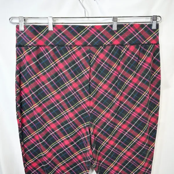 Cacique Sleep‎ Plus Size 26/28 Pajama Set Red Waffle Henley Plaid Leggings 1324 - Image 11