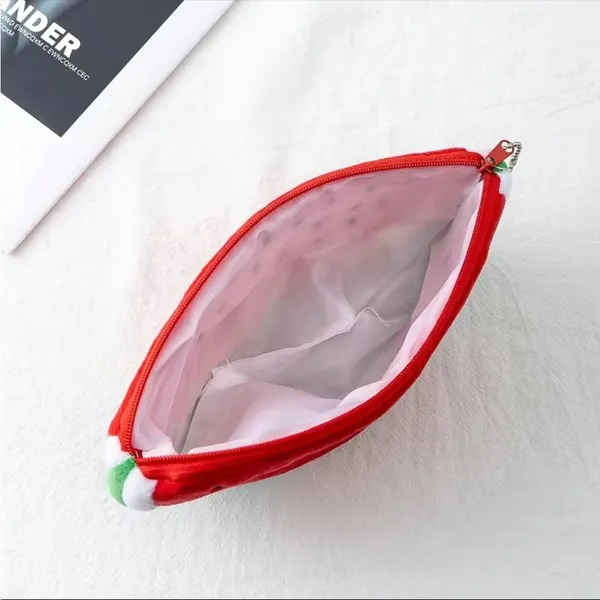 Cute Watermelon Shape‎ Makeup Bag, Coin Purse, Storage Zipper Bag - Image 2