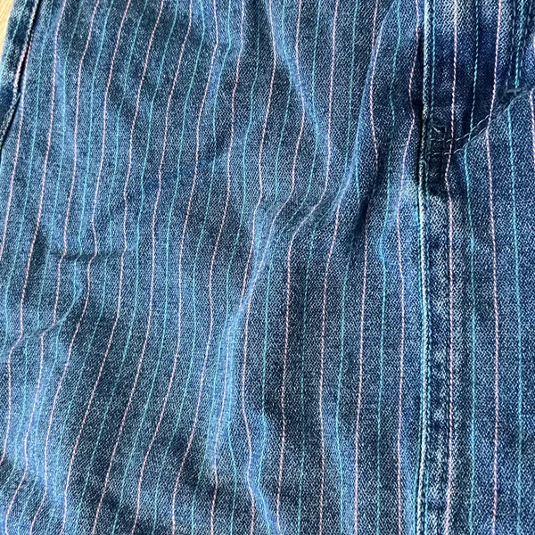Forever 21 Rainbow Stripe Denim Mini Skirt - Image 3