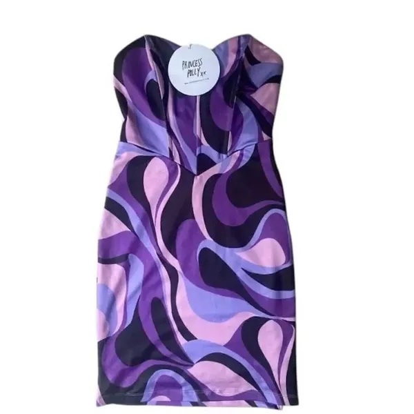 ✨Princess Polly Bowie Mini Sz 4 Dress Purple✨ - Image 6