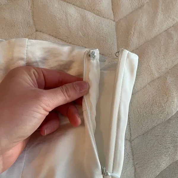 Altard State White satin mini dress women’s size XS🤍✨ - Image 7