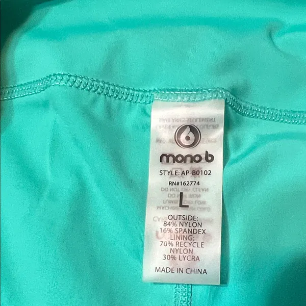 Mono B Teal Skater Skirt Green Size L - Image 2