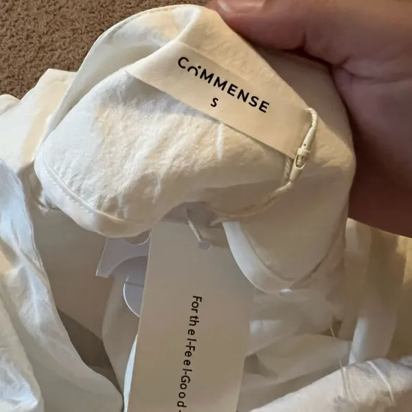 NWT‎ commense white blouse small White - Image 8