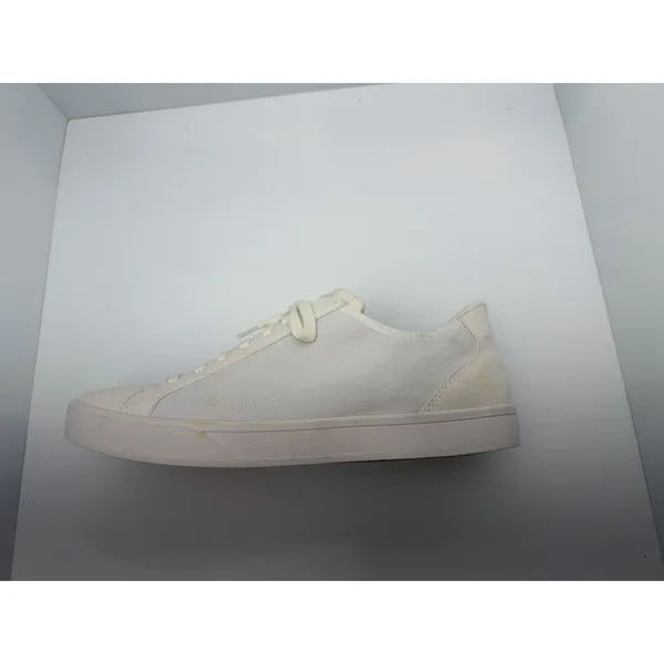 Kizik Irvine Hands Free Canvas Sneaker Ivory White Men 9.5 Women 11 SINGLE SHOE - Image 3
