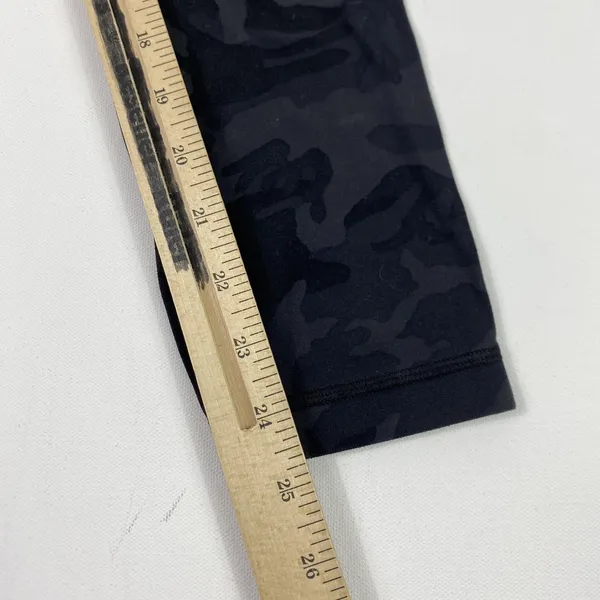 Lululemon Leggings Womens 10 Black Incognito Camo High Rise‎ Yoga Athletic Pants - Image 2