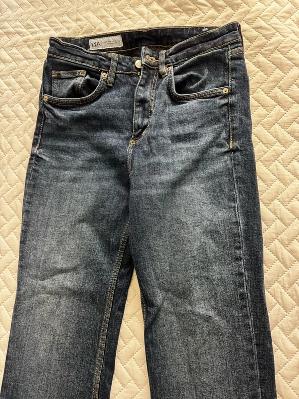 ZARA Dark Wash Jeans - Image 4