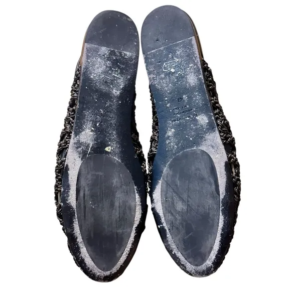 Jenni Kayne Crochet Jules Mule Flats Shoes - Image 8