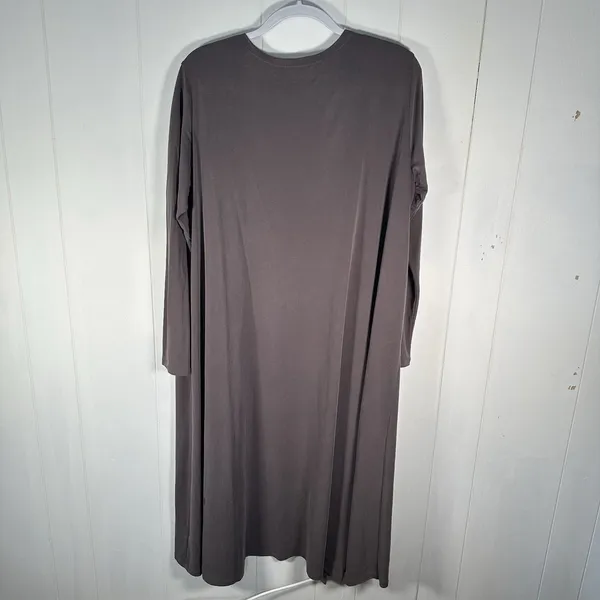 LuLaRoe Women’s Large Gray Long Duster Cardigan Open Front w/ Pockets - Image 11