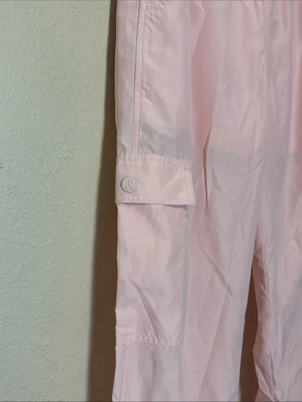 Rest&‎ Recreation Pink Wide Cargo Pants Size Small NWT - Image 4