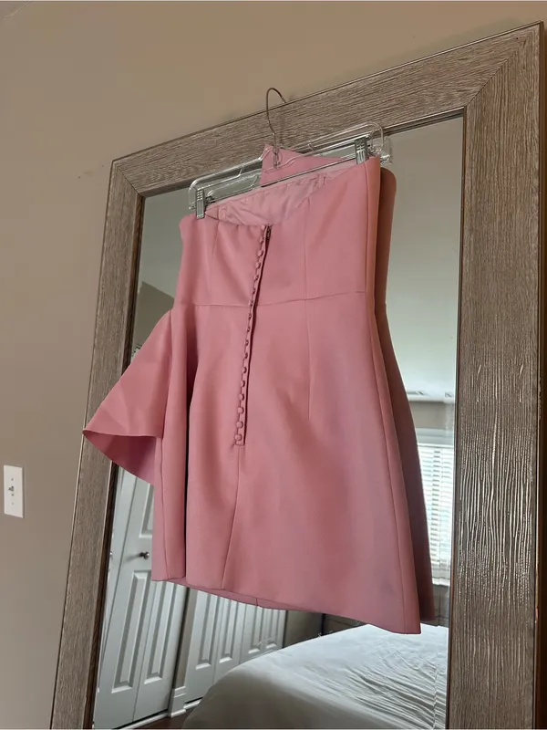 ELLIATT Revolve Pink Strapless Zuri Mini Dress Size Large - Image 3
