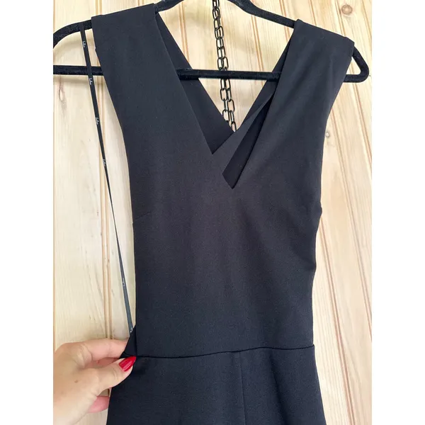NWT Lulus Thinking Out Loud Black Backless Jumpsuit Party Night Out Dinner Sz XS - Image 5