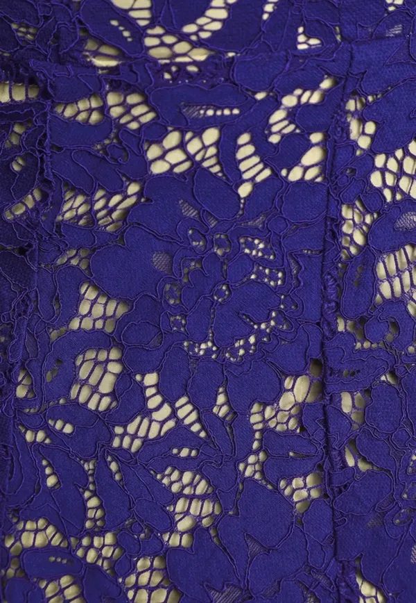 Lulus Royal Blue Lace Dress - Image 5