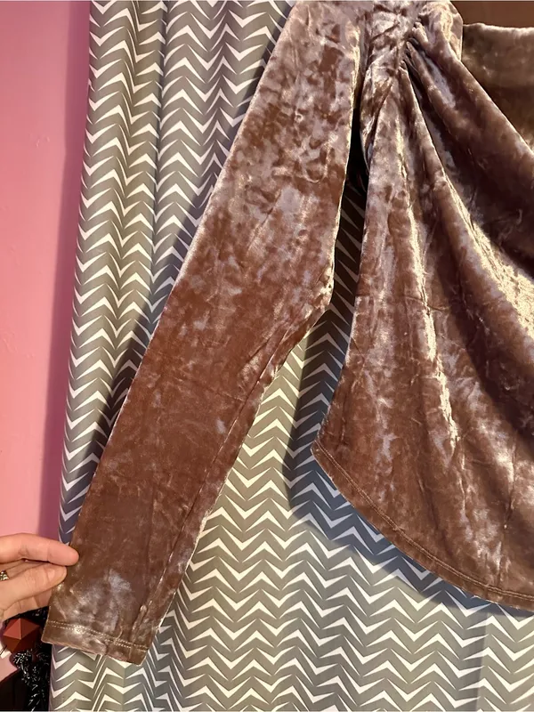 Free People | "Perfect Date" Top in Taupe, M - Image 4