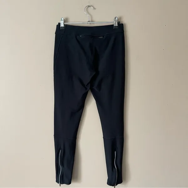 NIKE | Black Full Length Zipper Ankle Leggings Sz S - Image 5