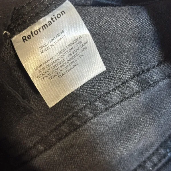 Reformation Jeans Womens 25 High Rise‎ Skinny Stretch Denim Sustainable Pants - Image 10