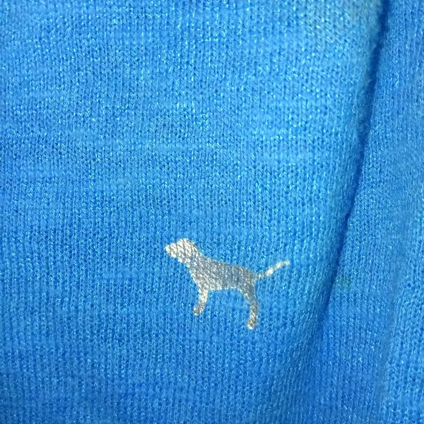 VS PINK XS Thin Blue Hoodie - Image 4