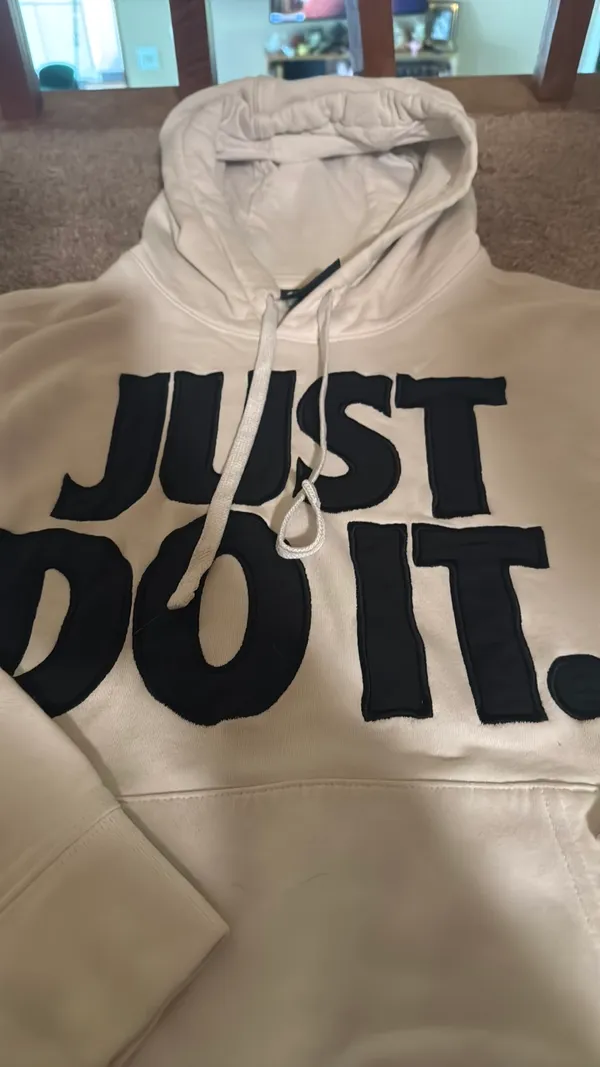 White Nike hoodie - Image 2