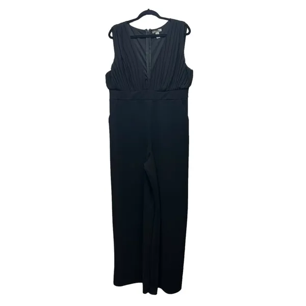 Love X Design Womens Party Event Evening High Waisted Wide Leg Jumpsuit Size XL - Image 2