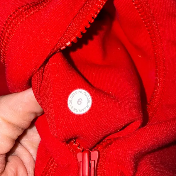 Lululemon Define Jacket Women Size 6 Red Excellent Luon Full Zip Activewear‎ - Image 2