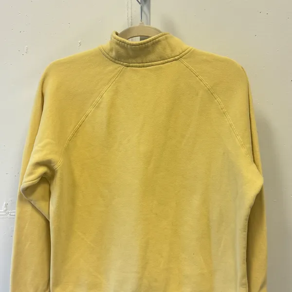 Blue 84 Cape Cod Applique Quarter Zip Sweatshirt Medium Yellow Pullover Raglan - Image 5
