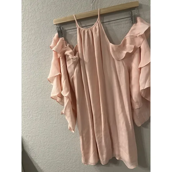 PARKER Top‎ Pink 100% Silk size M - Image 2