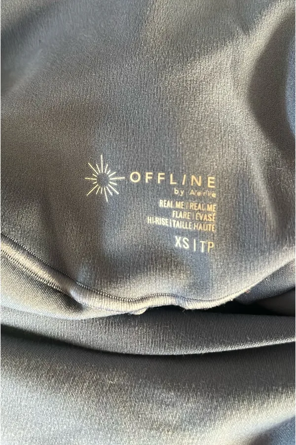 Aerie OFFLINE by Leggings Crossover Flare - Image 4