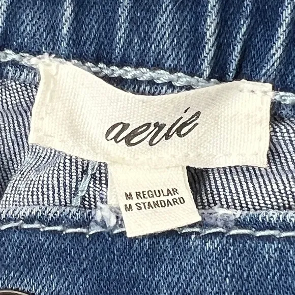 Aerie Denim Baby Flare Jeans Medium Western‎ Boho Stretch Trouser Hippie Summer - Image 6