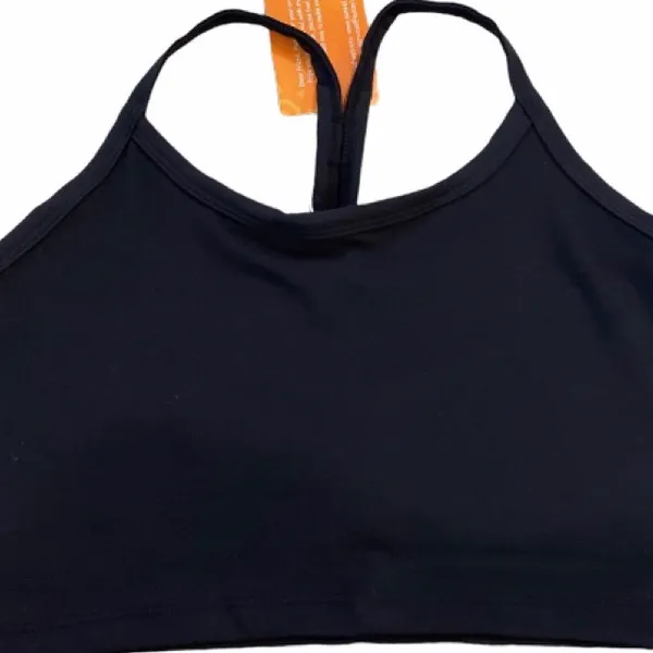 Camisole Yoga Workout Sports Bra Black S - Image 7