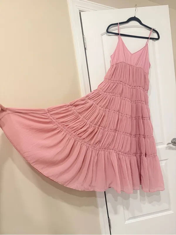 Anthropologie Twofer Tiered to a Sleeveless Dress MP - Image 5
