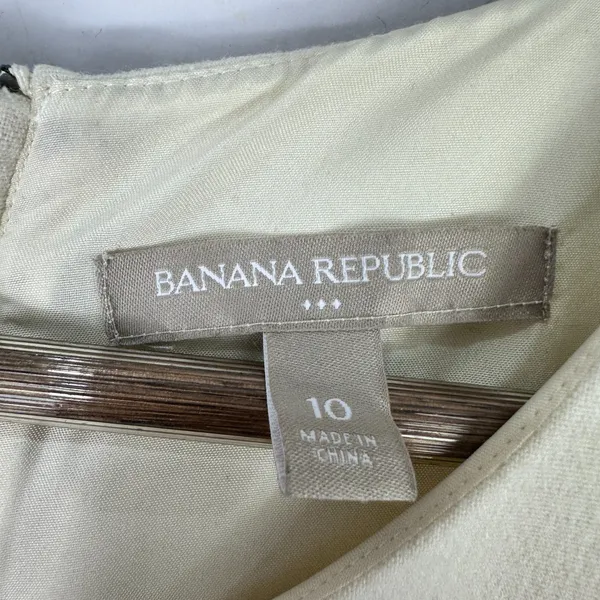 Banana Republic Tweed‎ Sheath Dress Womens 10 Office Career Preppy Quiet Luxury - Image 3