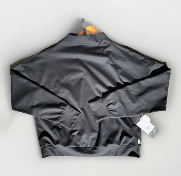 Vuori Granite Funnel Neck Pullover Sweater Sweatshirt Heather Black Soldout S - Image 3