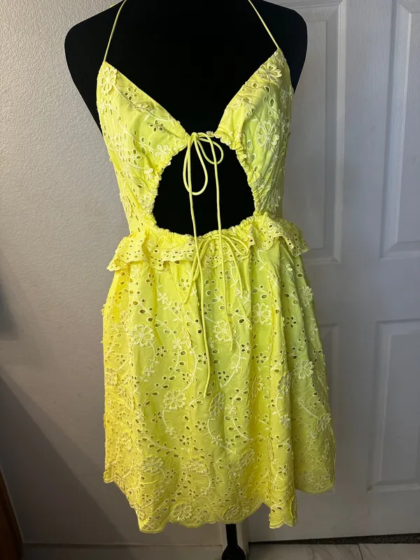 For Love & Lemons Mini Dress Natalie NWT L - Image 5